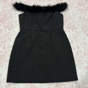 Gianni Bini Black Off-the-Shoulder Sheath Dress